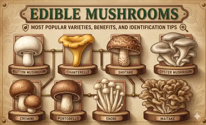 Edible Mushroom Identification: A Practical Guide to Finding Safe Wild Mushrooms